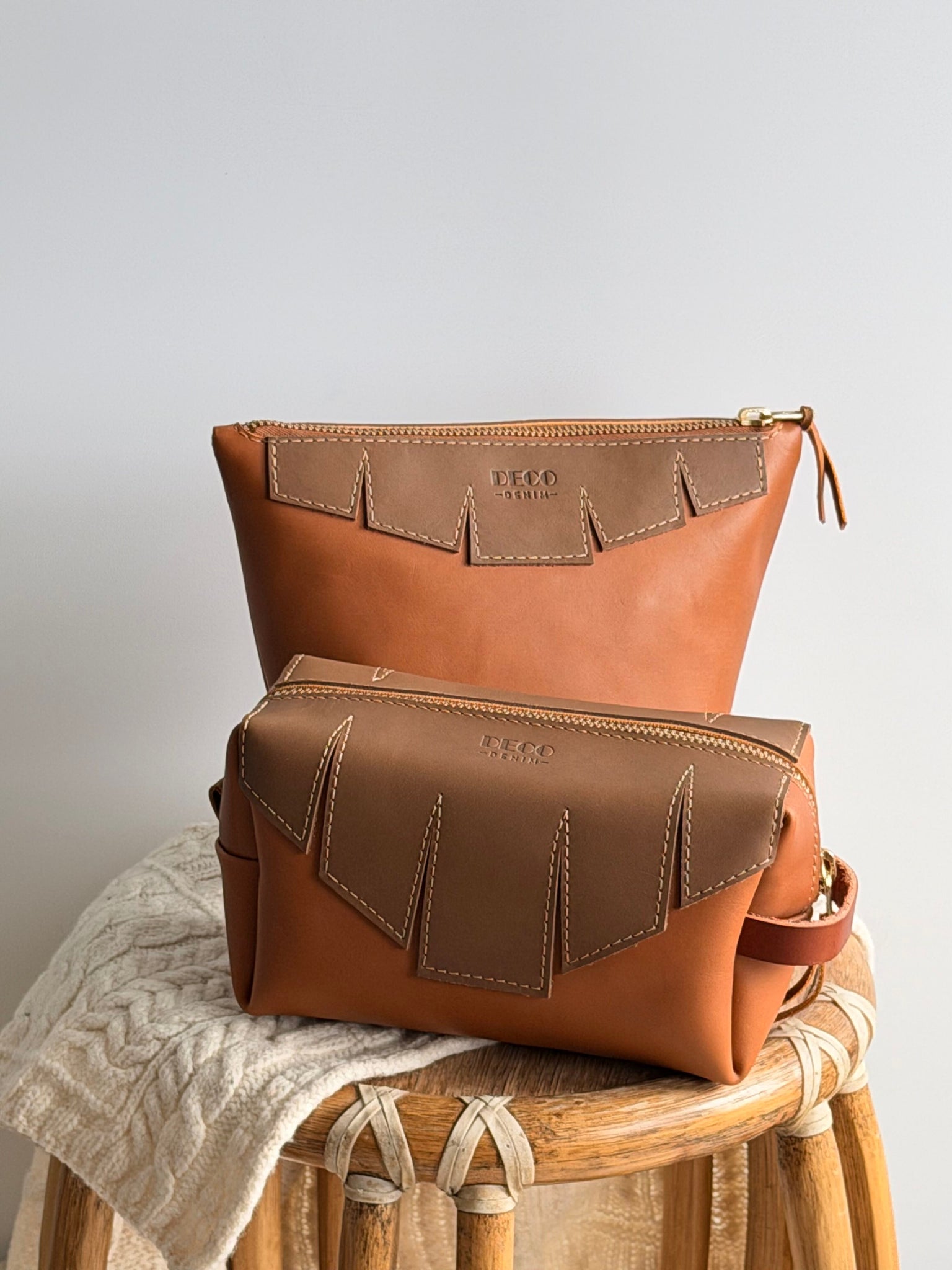 Seen here, the bottom rectangular pouch.