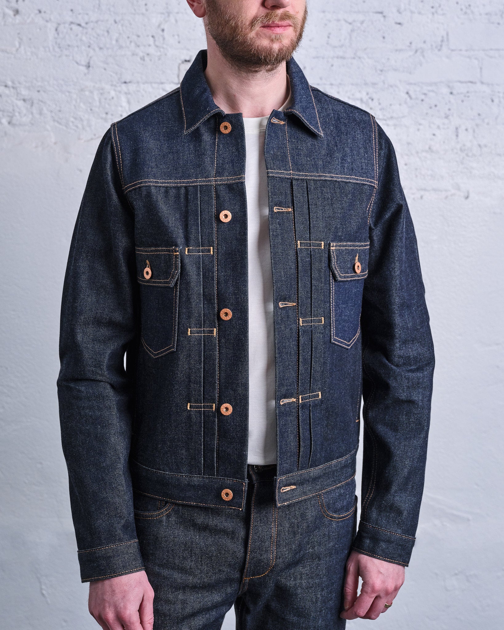 Deco Denim Trucker Jacket | Selvedge