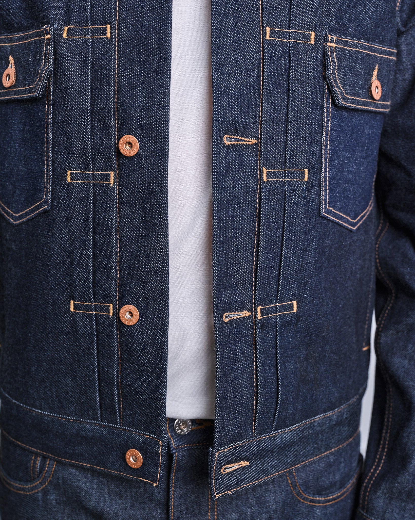 Deco Denim Trucker Jacket | Selvedge