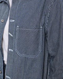 Deco Denim Chore Coat | Railroad Stripe